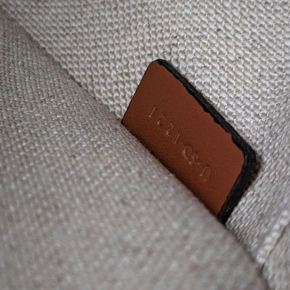 SOLD Celine Perth Embroidered Blue Cream Round Mini Crossbody Bag - Picture 2 of 6